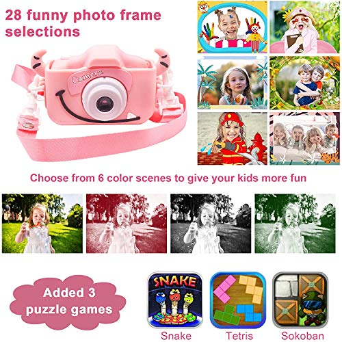 image for RobotsDeal Digital Kids Camera Video Gifts for Girls Boys, 32GB Memory