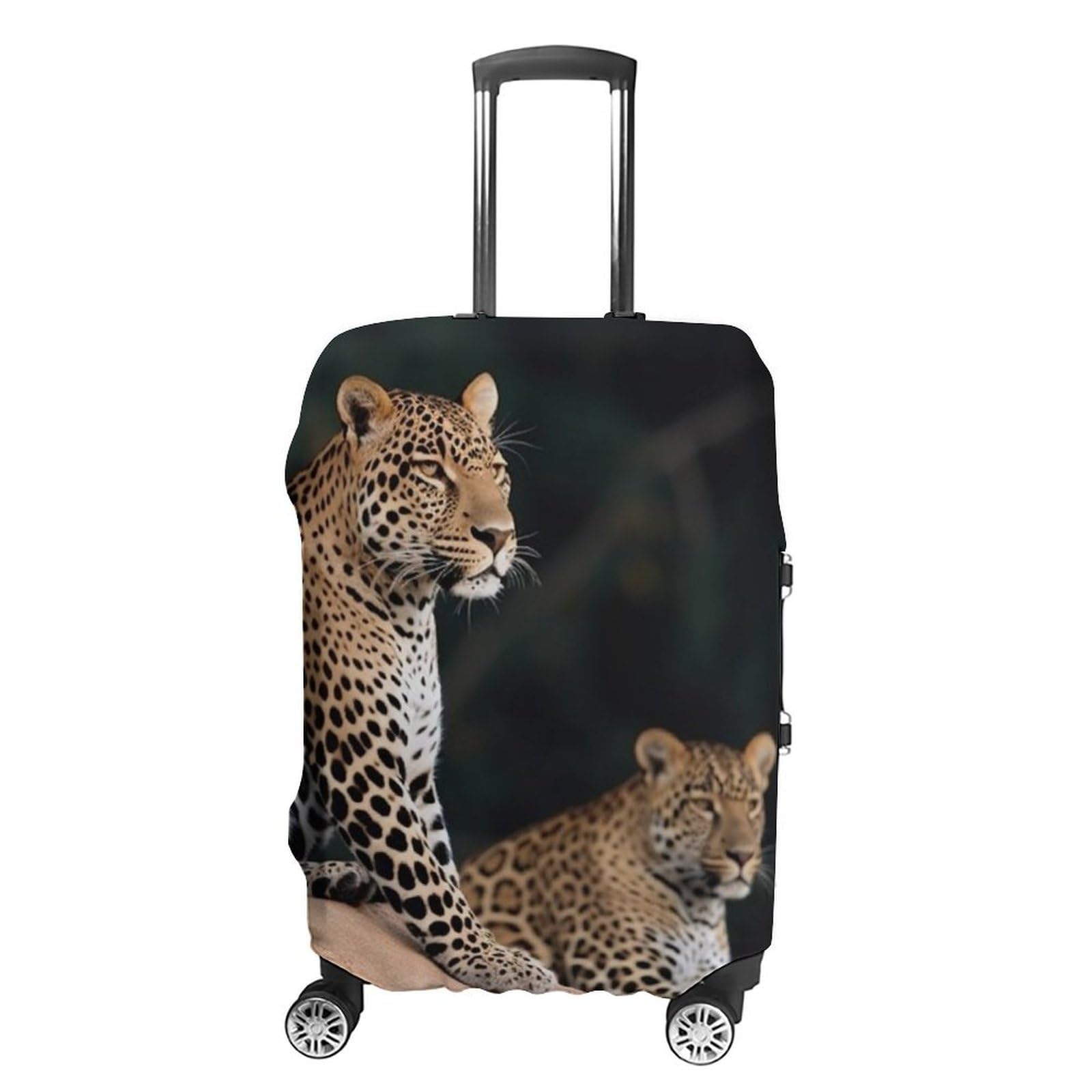 Housse de bagage léopard lavable de haute résistance pour valise - 8