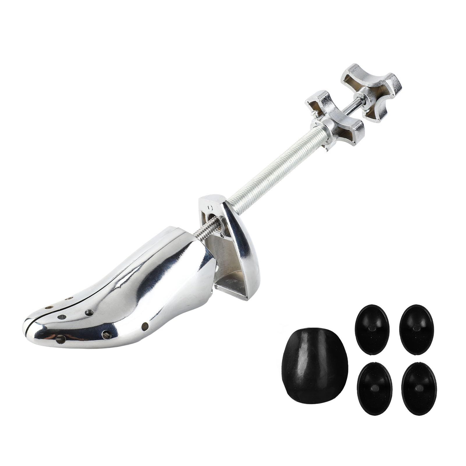 Ensanchador de zapatos Expansor de zapatos profesional Ensanchador Hormas de zapatosde aleación de aluminio Longitud y ancho de estiramiento ajustable para pies anchos