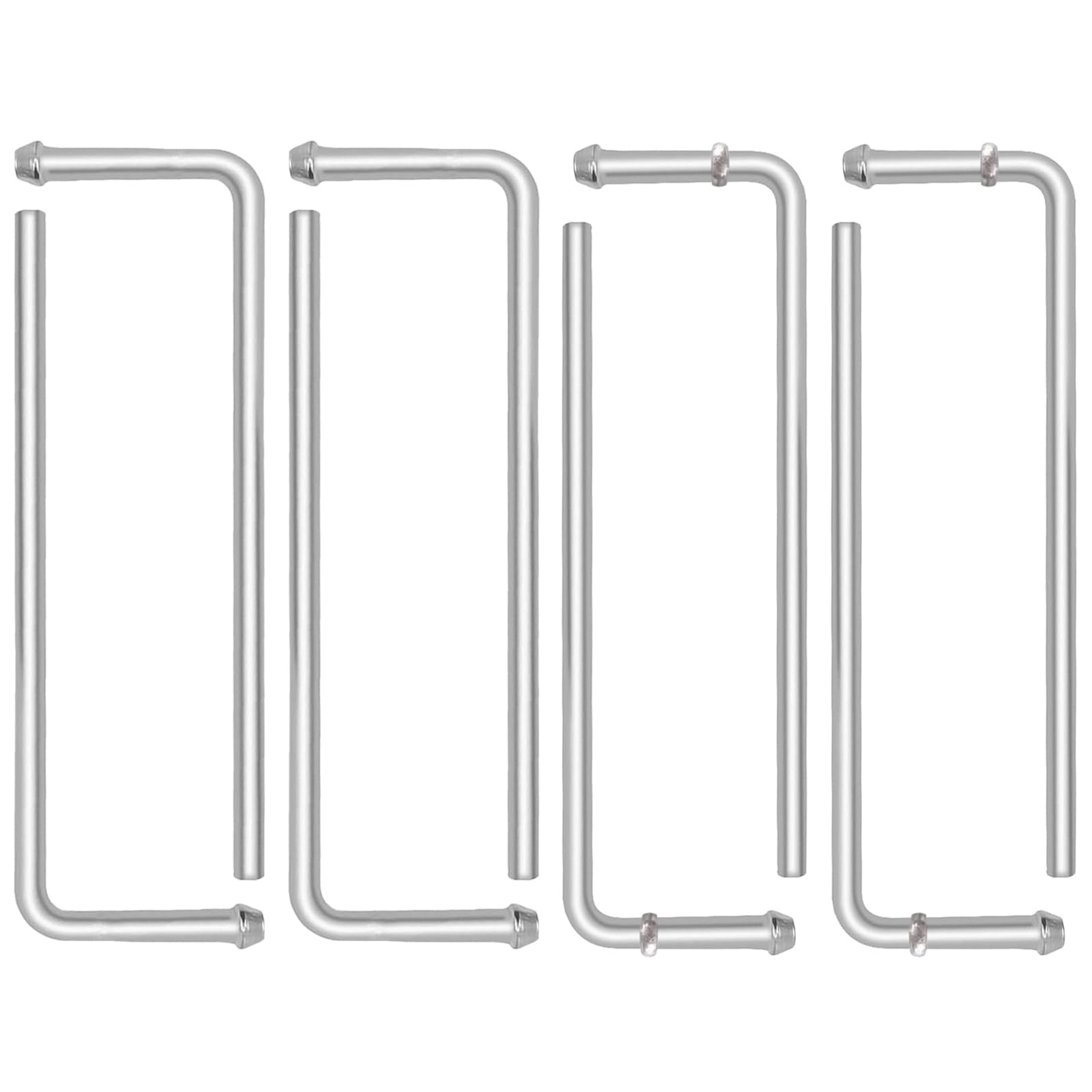 Exhaust Hanger Rod, 10" Long Stainless Steel Exhaust Hanger, 8 Pcs