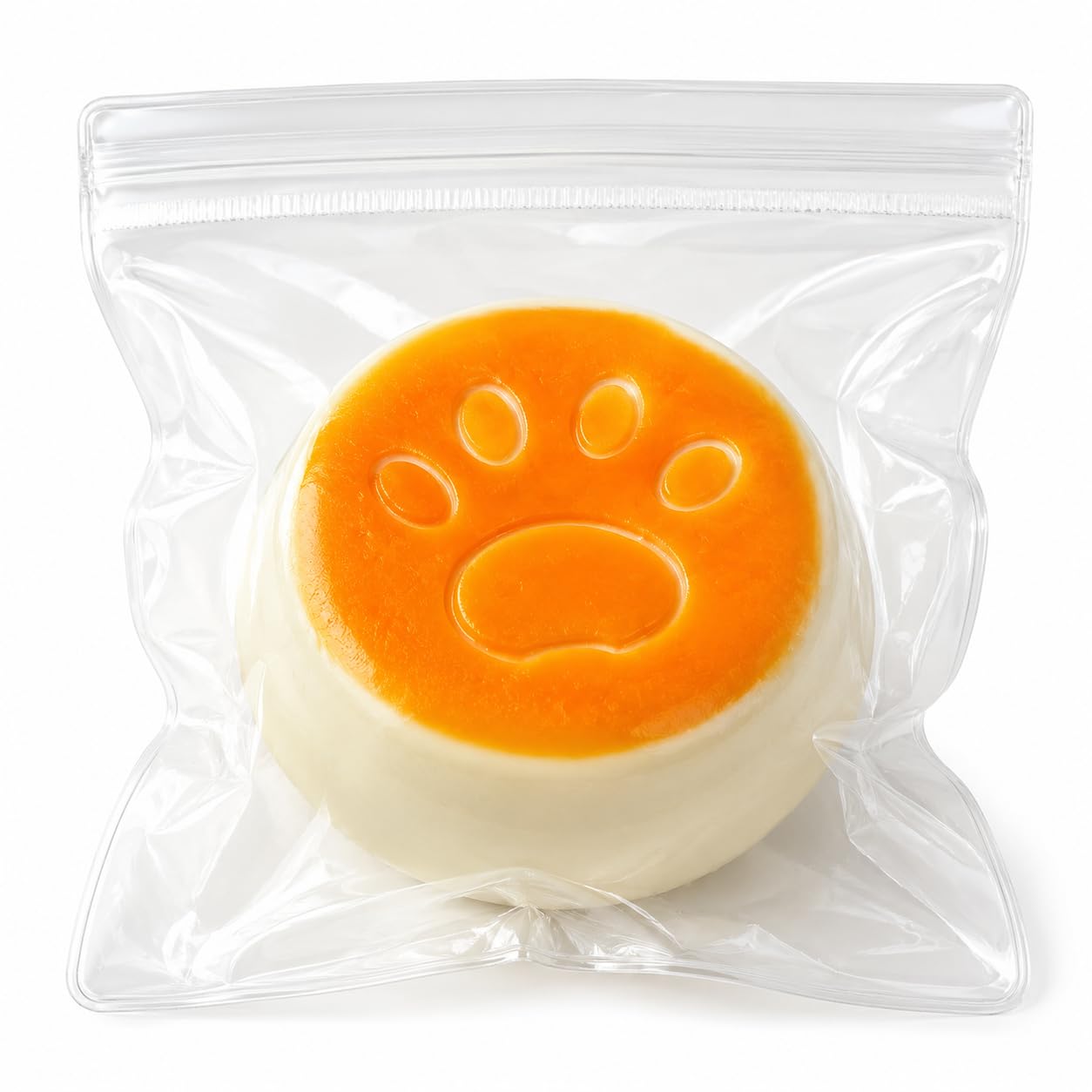 Amazon | めろじょい スクイーズ 肉球プリン おもちゃ 低反発 【水感
