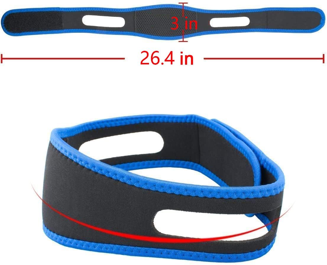 2025 Model Anti Snoring Chin Strap, Stop Snoring Chin Straps for CPAP Users, Jaw Strap for Sleeping,Chin Straps to Keep Mouth Closed for Sleeping Better, Cpap Chin Strap for Sleep for Men- Women - Image 2
