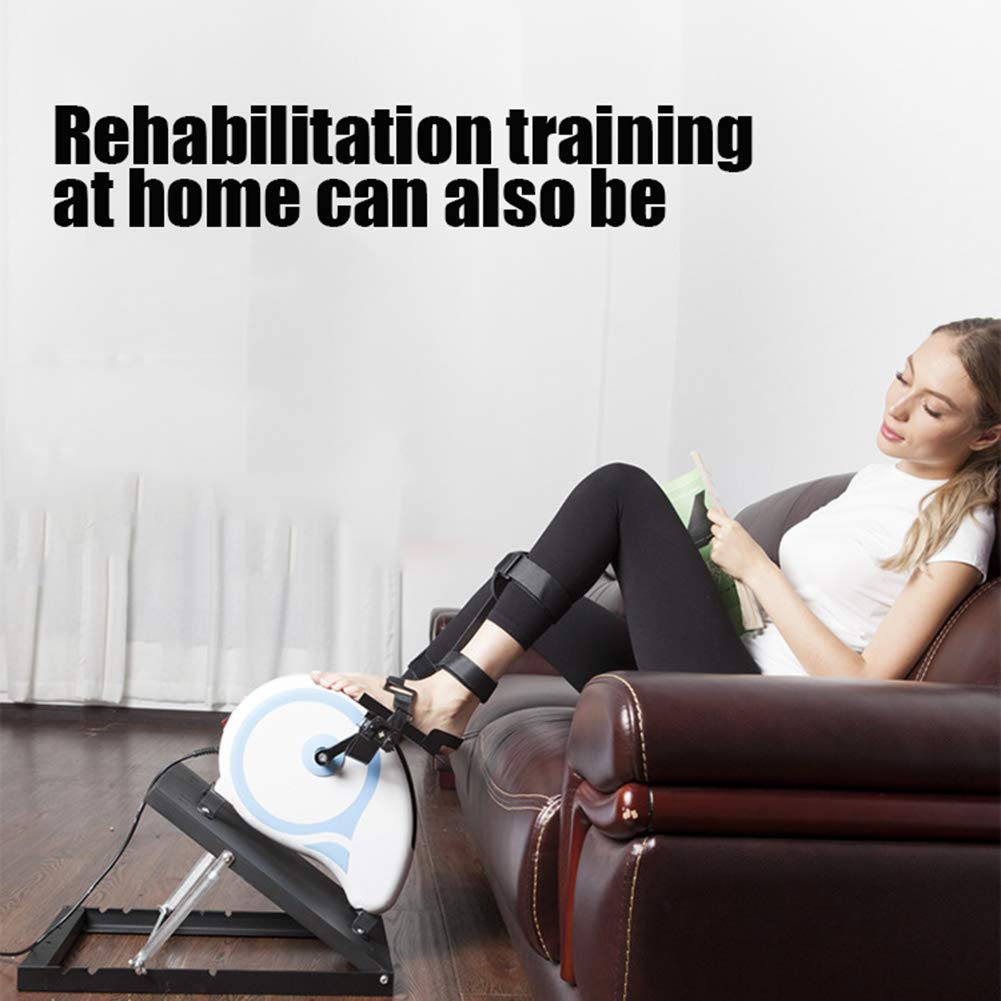 Cintas de Correr Plegables, Bicicleta estática, ejercitador de Pedales para Brazos y piernas, Dispositivo eléctrico de Entrenamiento de rehabilitación para Miembros supe