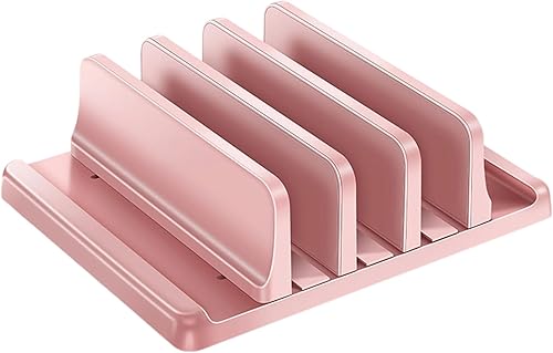 Vertical Laptop Stand Desk Holder Docking Station for Tablets Phone Vertical Saving Dock Cooling Laptop