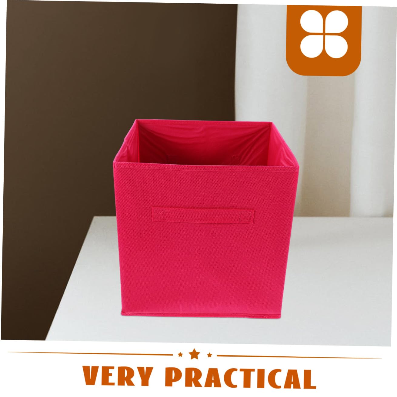 POPETPOP Caja de Almacenamiento de Tela Plegable para Ropa Gran Capacidad, Diseño Multifuncional Tipo Cajón, Paquete de 4 Unidades para Habitación Infantil y Hogar