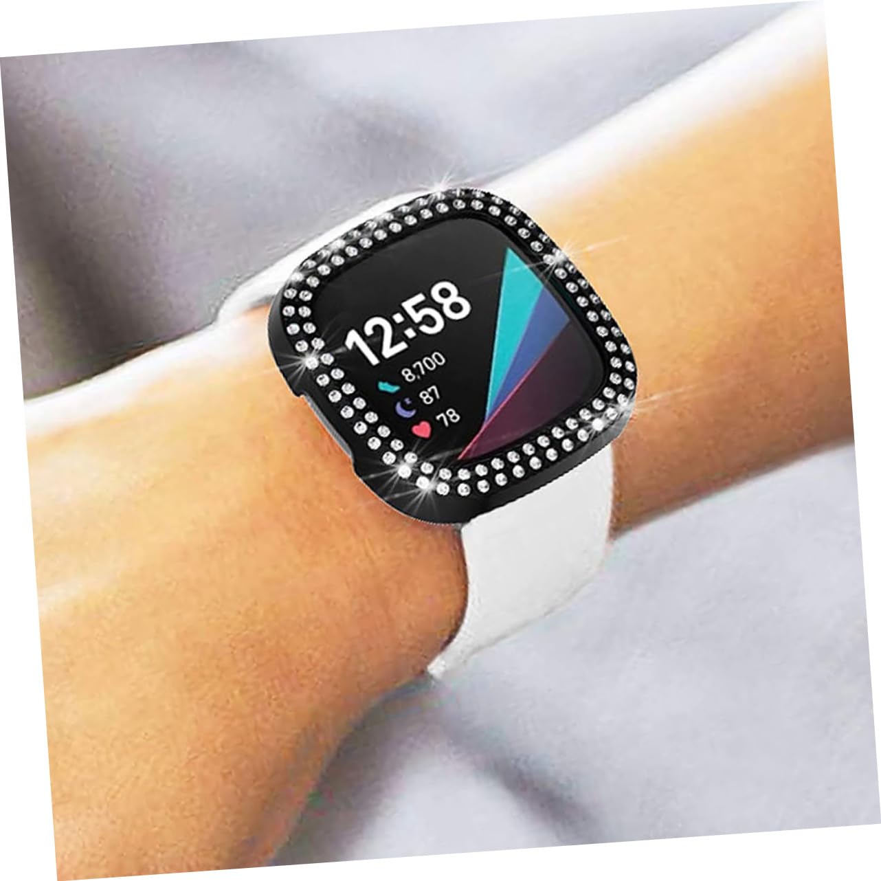 OSALADI 21pièces Boîtier De Montre Protecteur Compatible avec Sense Complète Éclatante Pc Transparent