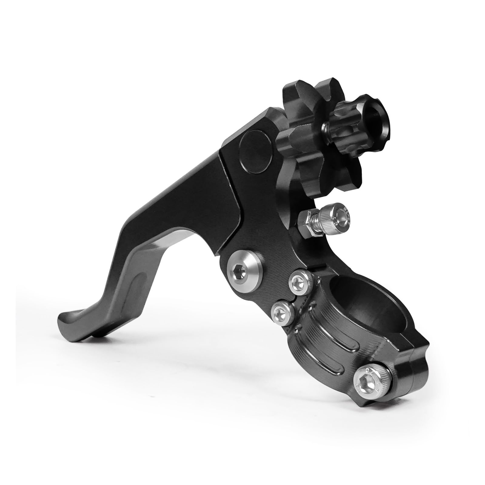 Zhannuobhd Black Brake Clutch Lever For Crf450r For Kawasaki For Suzuki Universal 22Mm Shorty Stunt Clutch Lever Easy Pull Cable System(Black)