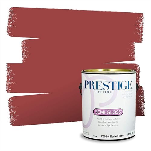 Paints Interior Paint and Primer In One, 1-Gallon, Semi-Gloss, Comparable