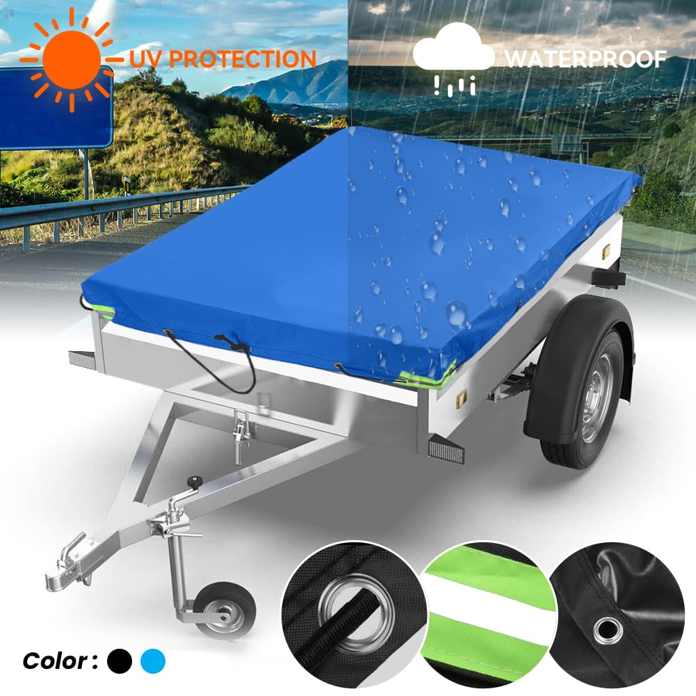 Tarpofix® Lona Para Remolque Plana 258 X 136 X 8 Cm Incl. Cuerda De