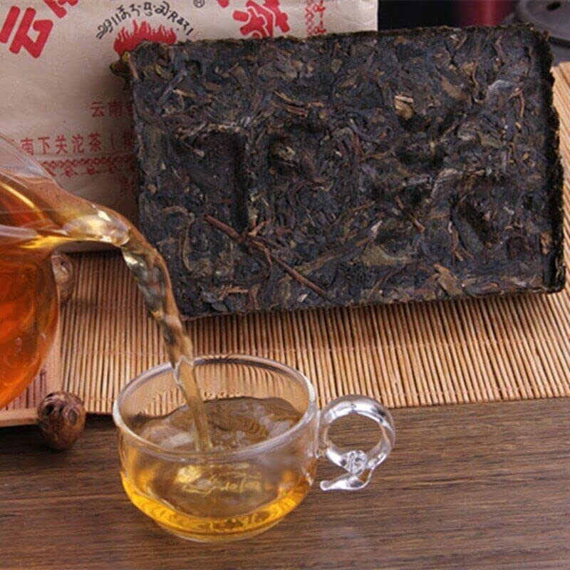 250 g di mattone di tè Puer crudo Xiaguan Baoyan Pu-Erh Xia Guan Flame Tè tibetano (250g)