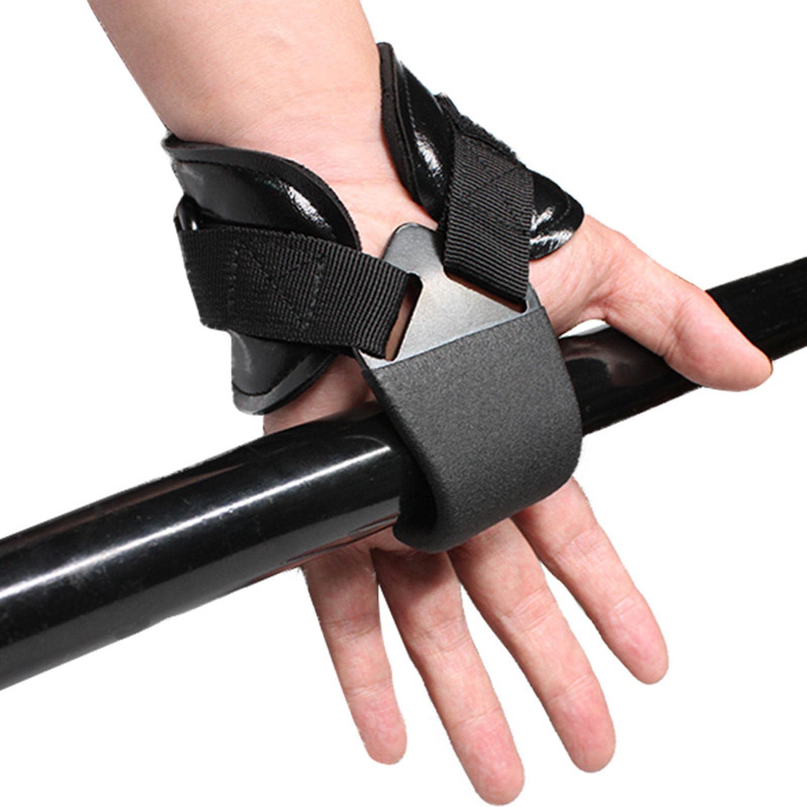 Oshhni Supporto per Sollevamento Pesi con Cinghie Regolabili - Nero