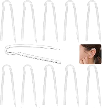 10 Pack Compatible Hearing Aid Replacement Tubes, 3.1 x 2.0mm Sound Tubing