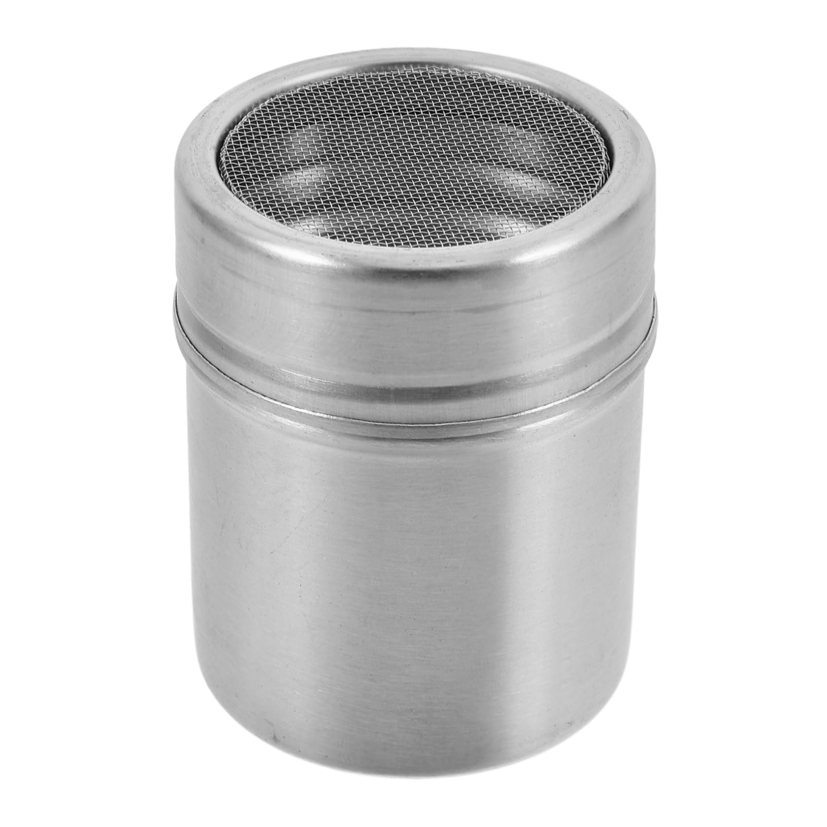 LIFKOME Stainless Steel Spice Shaker Dispenser Versatile Kitchen Canister for Powdered Sugar Seasonings and Easy to Use Storage Container