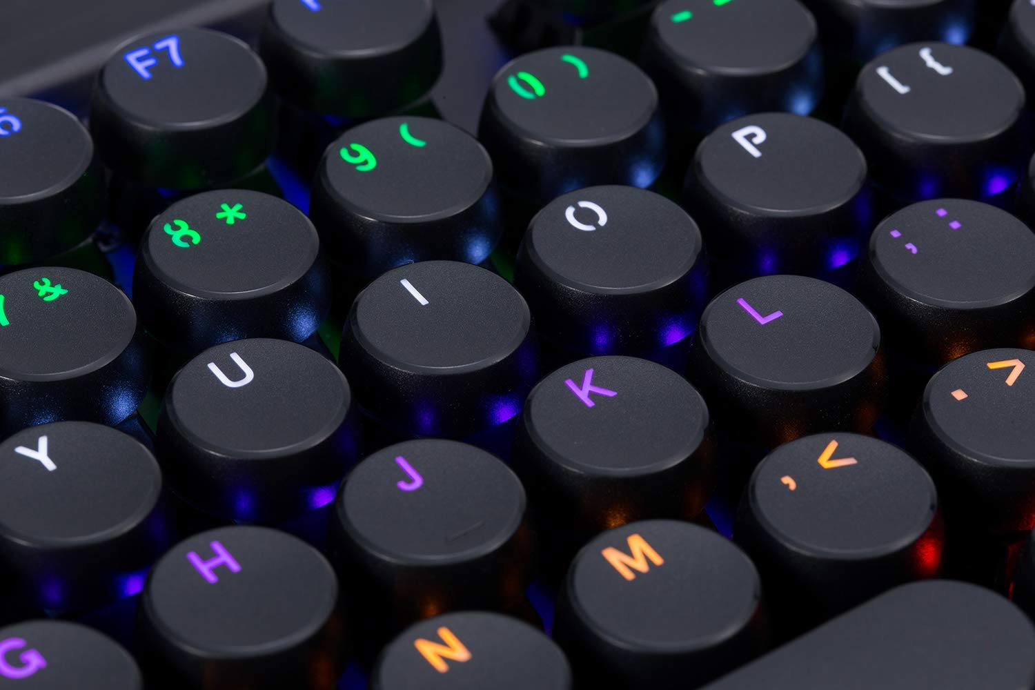 ピコトランシ—バ—MX—7S＋PL—7S MK7 RGB Mechanical Keyboard Retro Gaming Keyboard-Blue Switches