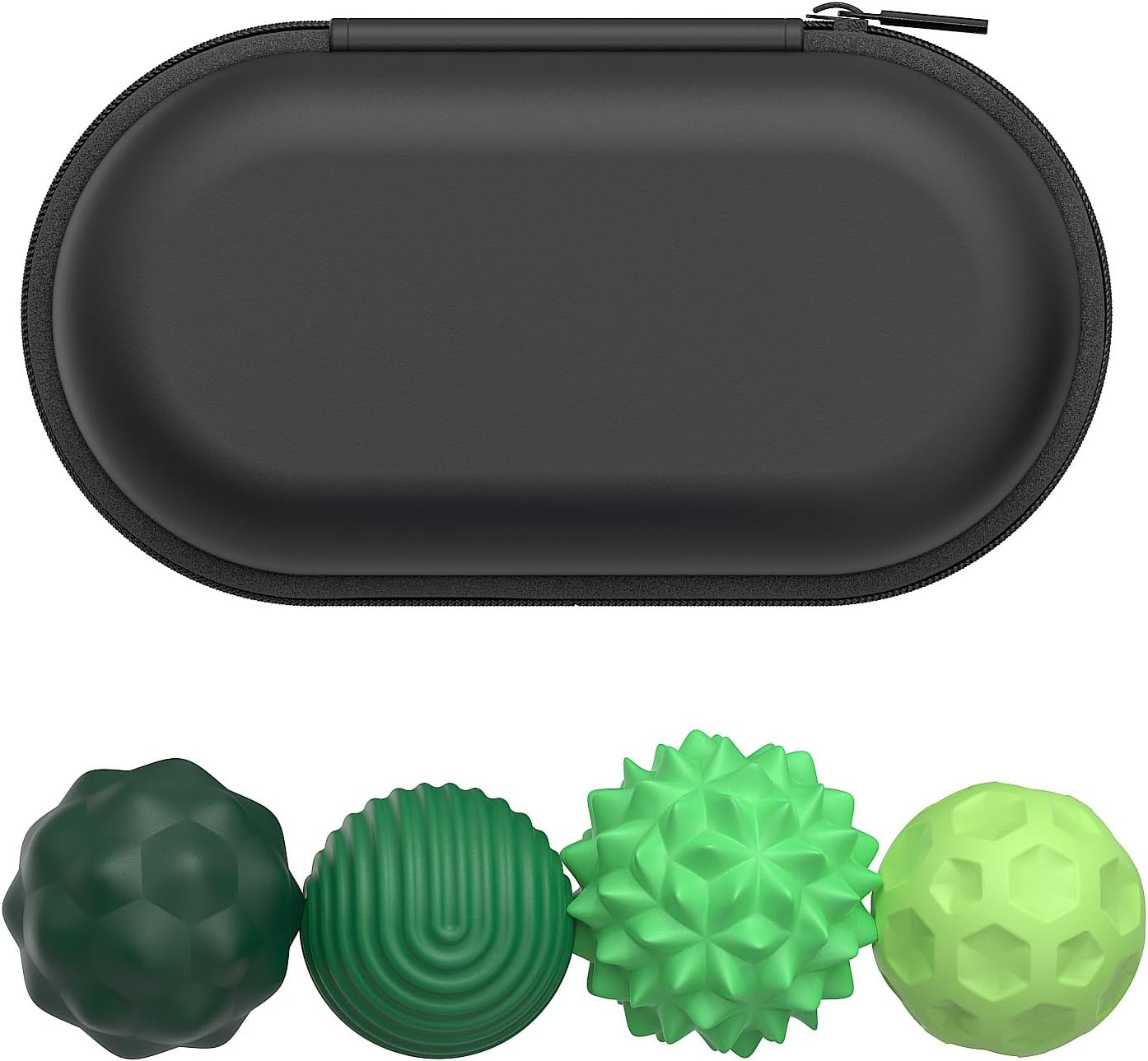 Magnetic Sensory Fidget Ball Toy Silicone-Coated Stress Relief Balls Ideal for Adults Teens Relieve Stress Boost Focus (Green)