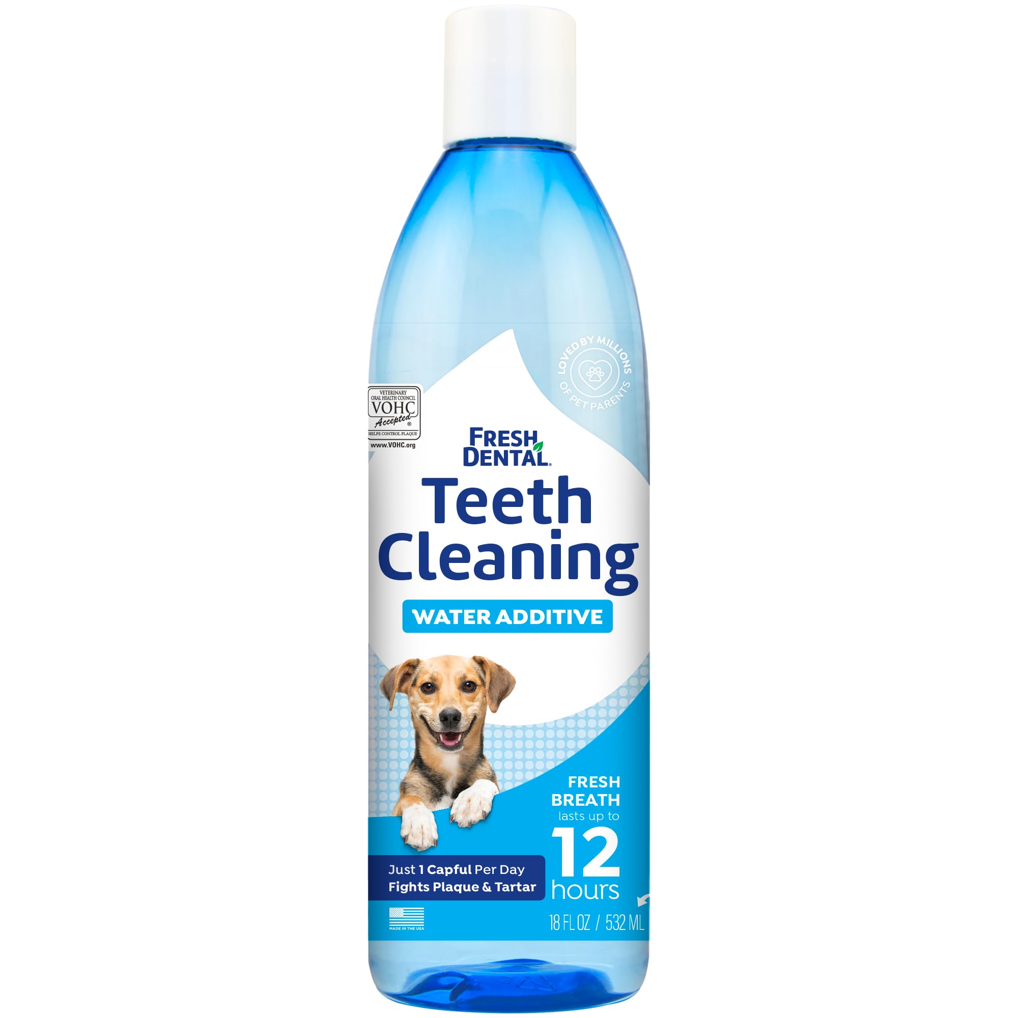 Naturel Promise Fresh Dental Water Additive for Dogs, 532mL (18-Ounce)