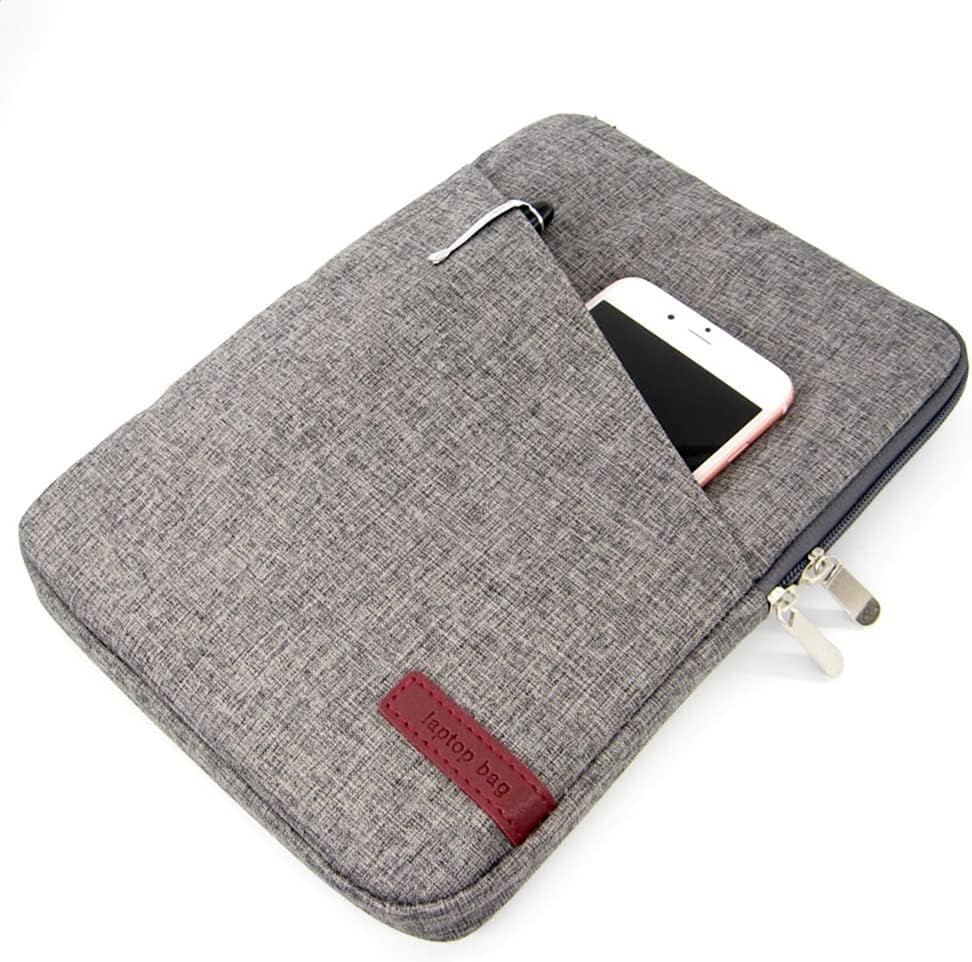 Water-Resistant Tablet Sleeve Case Protective Bag Portable Carring Pouch Compatible with GPD Win Max 2 10.1 inch (Dark Gray)