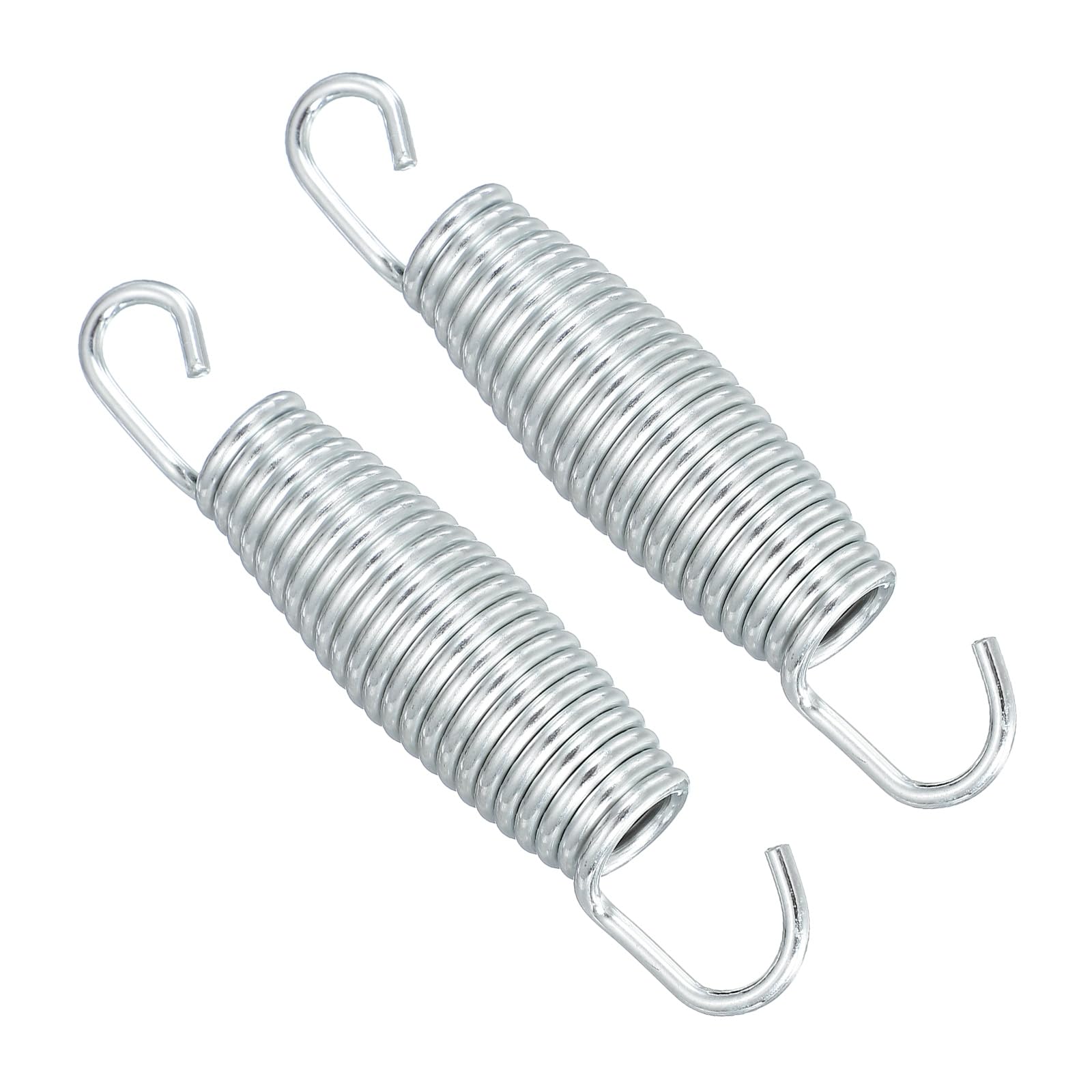 YELARXI Trampolines Springs, 2Pcs & Carbon Steel & 4.7 Inch Replacement Accessories Fitness Rebounder Extension Spring Universal Trampolines Heavy Duty