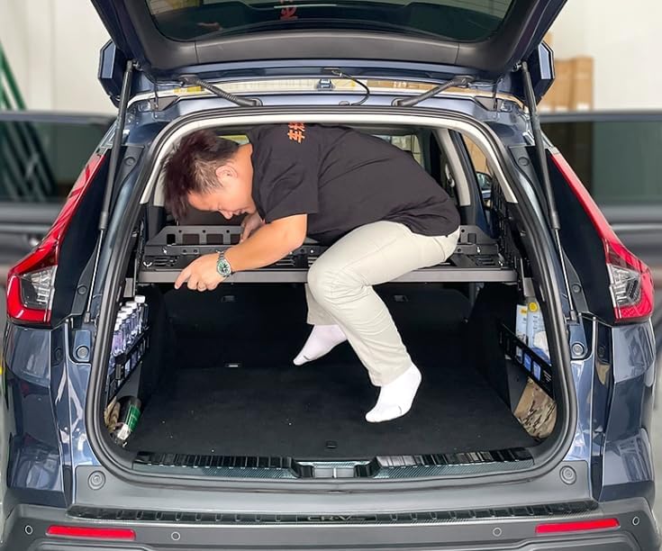 for Honda CRV 2023-2024 Rear Side Window MOLLE Storage Flank Panel Car Accessories Gathering Zone