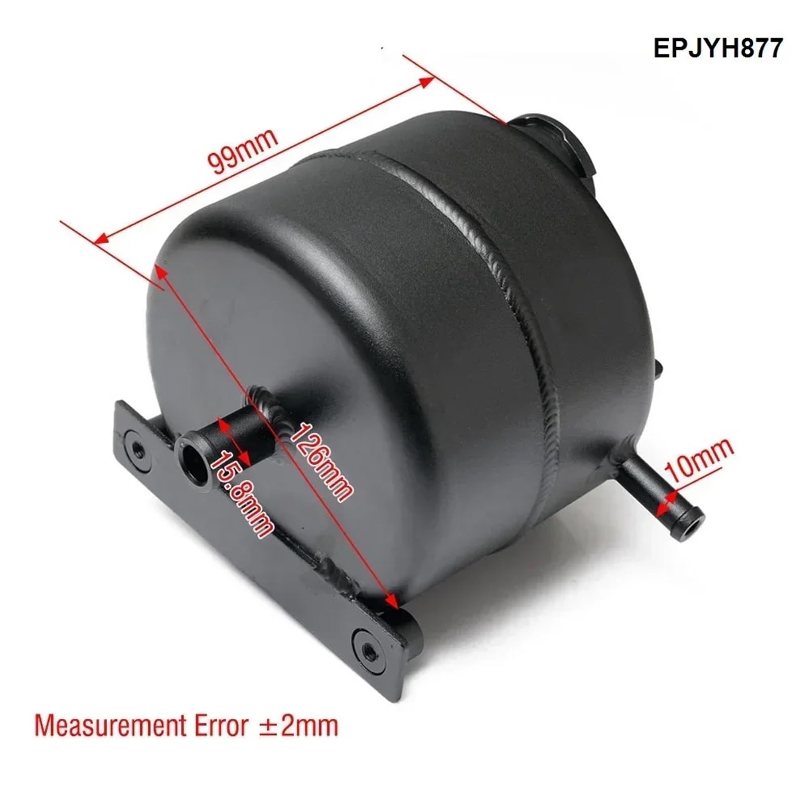 Zestawy do odzysku chłodziwa do samochodów Zbiornik wyrównawczy płynu chłodzącego i korek zbiornika na wodę aluminiowa puszka pasuje do MINI Cooper S R52 R53 EPJYH877