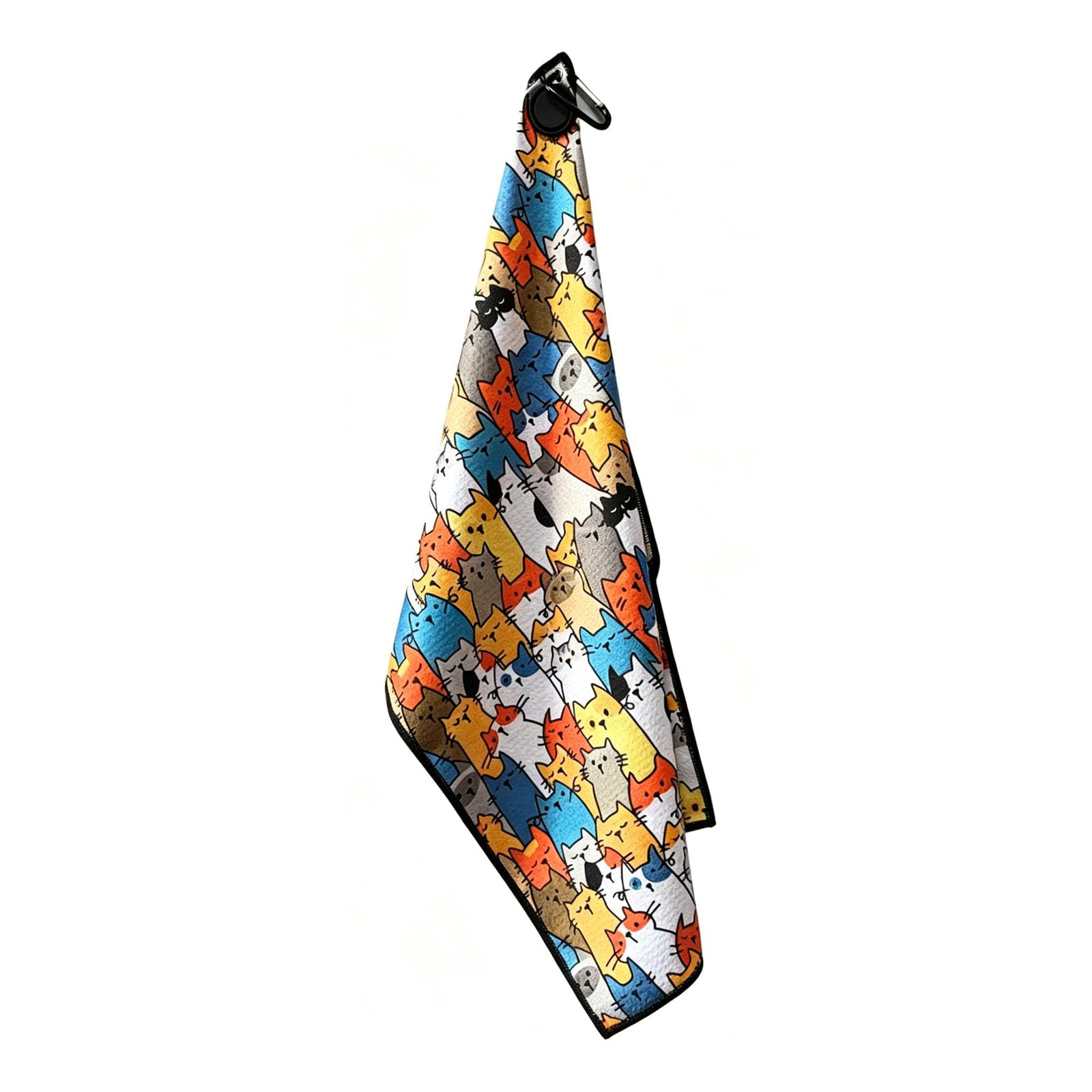 QIAOLIDA Golf Towel With Robust Built In Magnets For Firm Attachment To Clubs And Carts Super Absorbent Microfiber