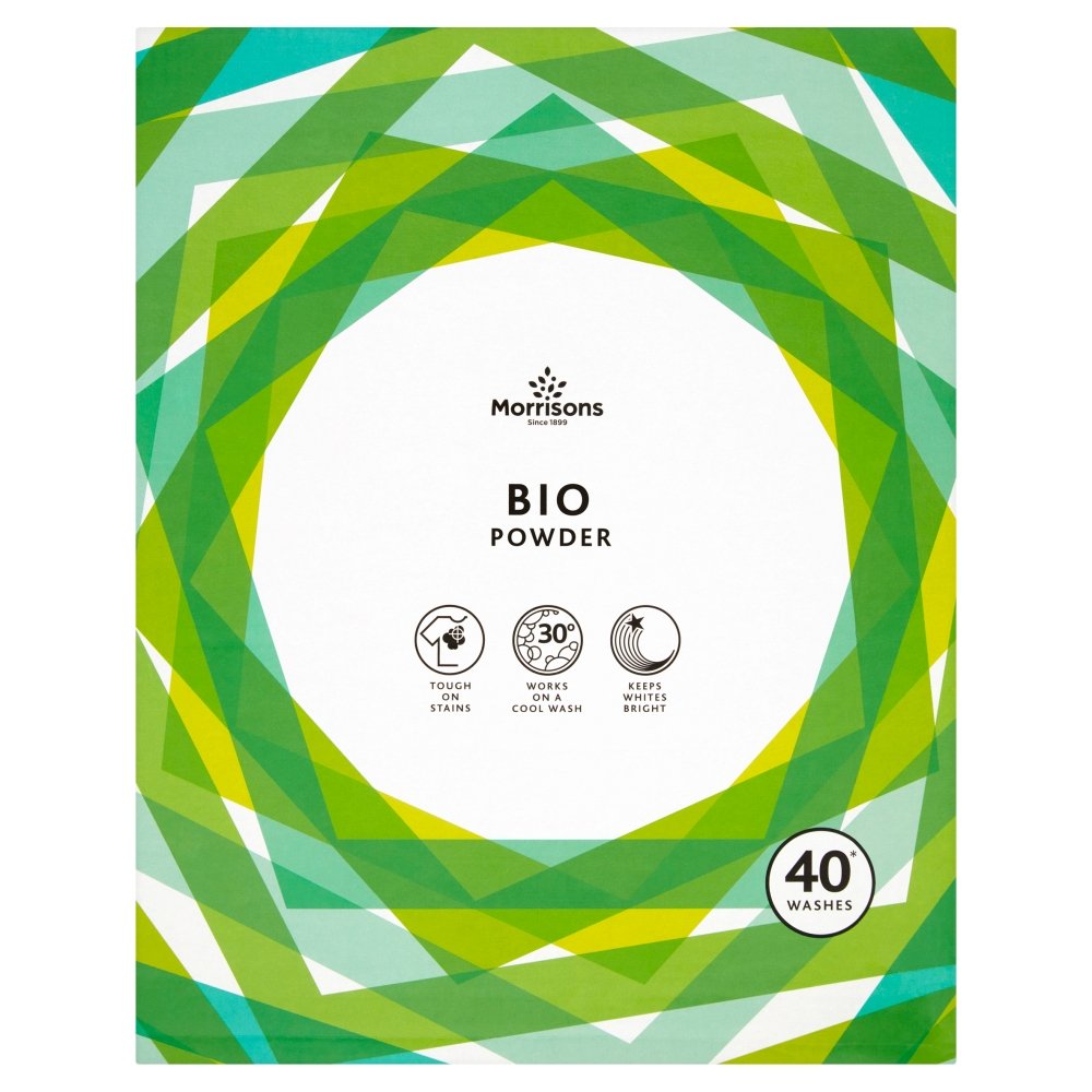 MorrisonsLaundry Bio Powder, 2.6kg