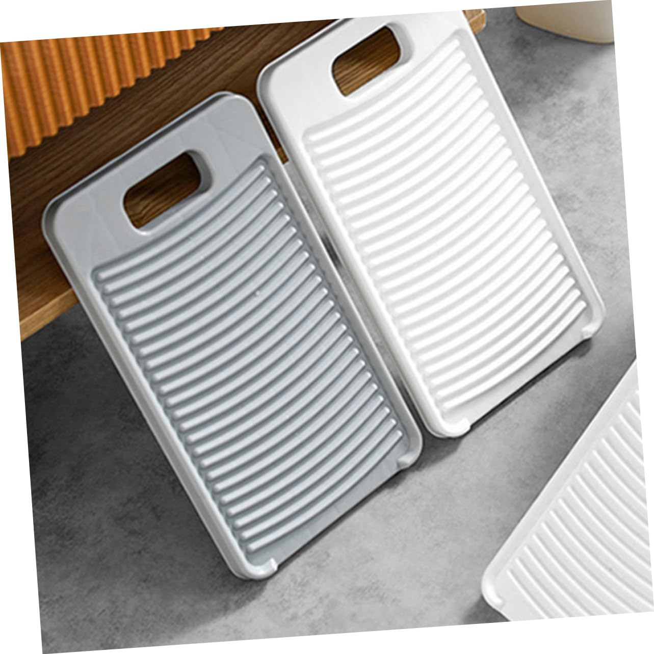 HOMOCONO Wash Board for Clothes Laundry Washboard Easy to Maintain Creative Appearance