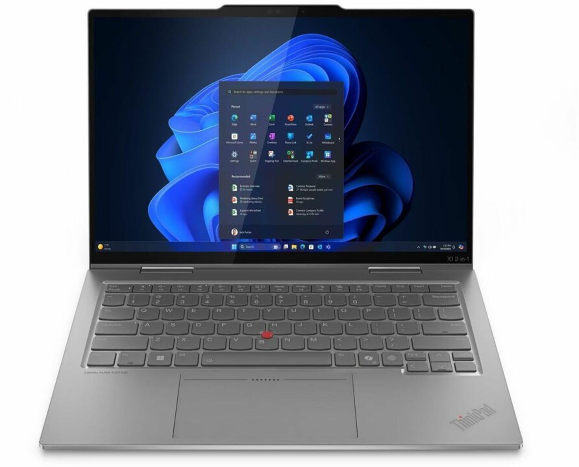 Lenovo Thinkpad X1 Gen 10 21Q000D7US 14" Touchscreen Convertible 2 in 1 Notebook - 2.8K - Intel Core Ultra 7 2nd Gen 265U - vPro Technology - Intel Evo Platform - 32 GB - 512 GB SSD - English Keyboard-image-8