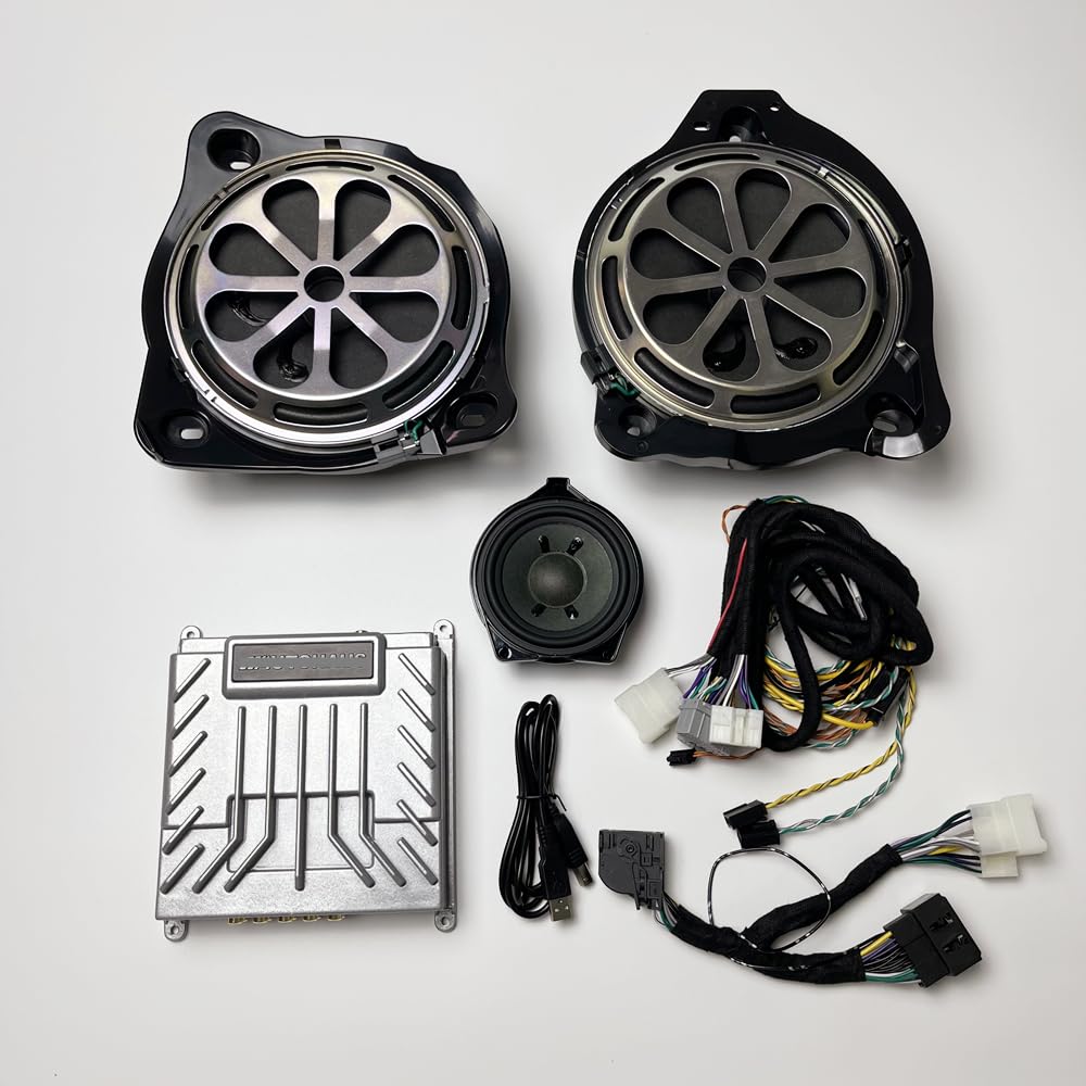 Kit audio per auto, altoparlante subwoofer anteriore, DSP Music Surround Upgrade, adatto per Mercedes Benz W205 X253 W213
