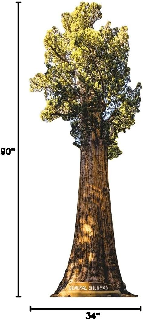 H13207 General Sherman Giant Sequoia Tree April 15 National Monument Cardboard Cutout Standee Standup