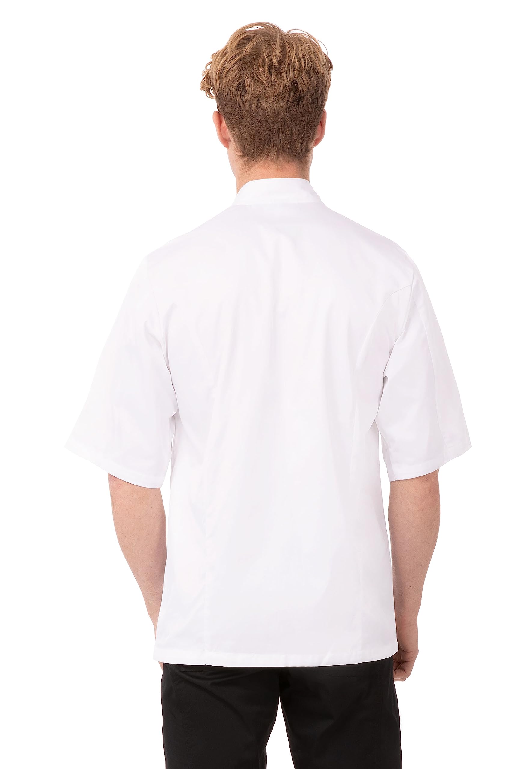 Chef Works - Cappotto da cuoco da uomo, in cotone