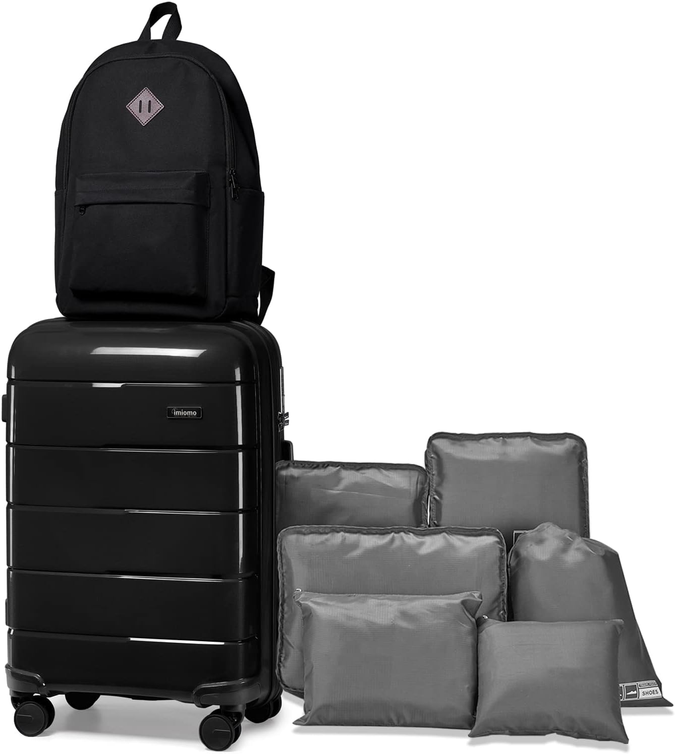 Joyway Luggage set 24 In Checked Suitcase with Spinner