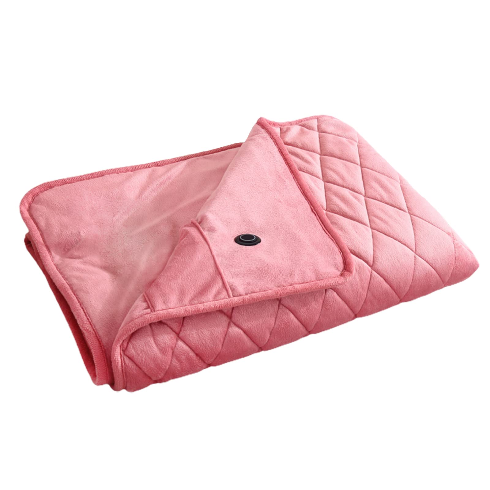 Firlar USB Heated Shawl, Heated Blanket 55x40 Flannel Cordless Heated Blanket Heated Robe with Timer Function 3 Heat Settings for Home Office