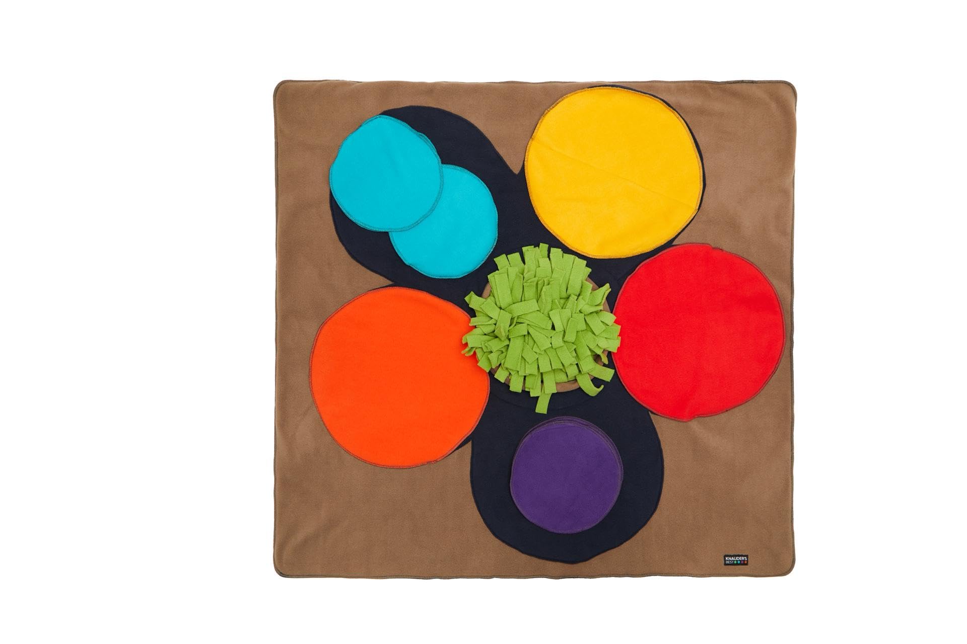KNAUDERS Best Sniffpad Flower - Schnüffelspaß für große Hunde und Hunde mit Breiten Schnauzen, Welpen und Junghunde