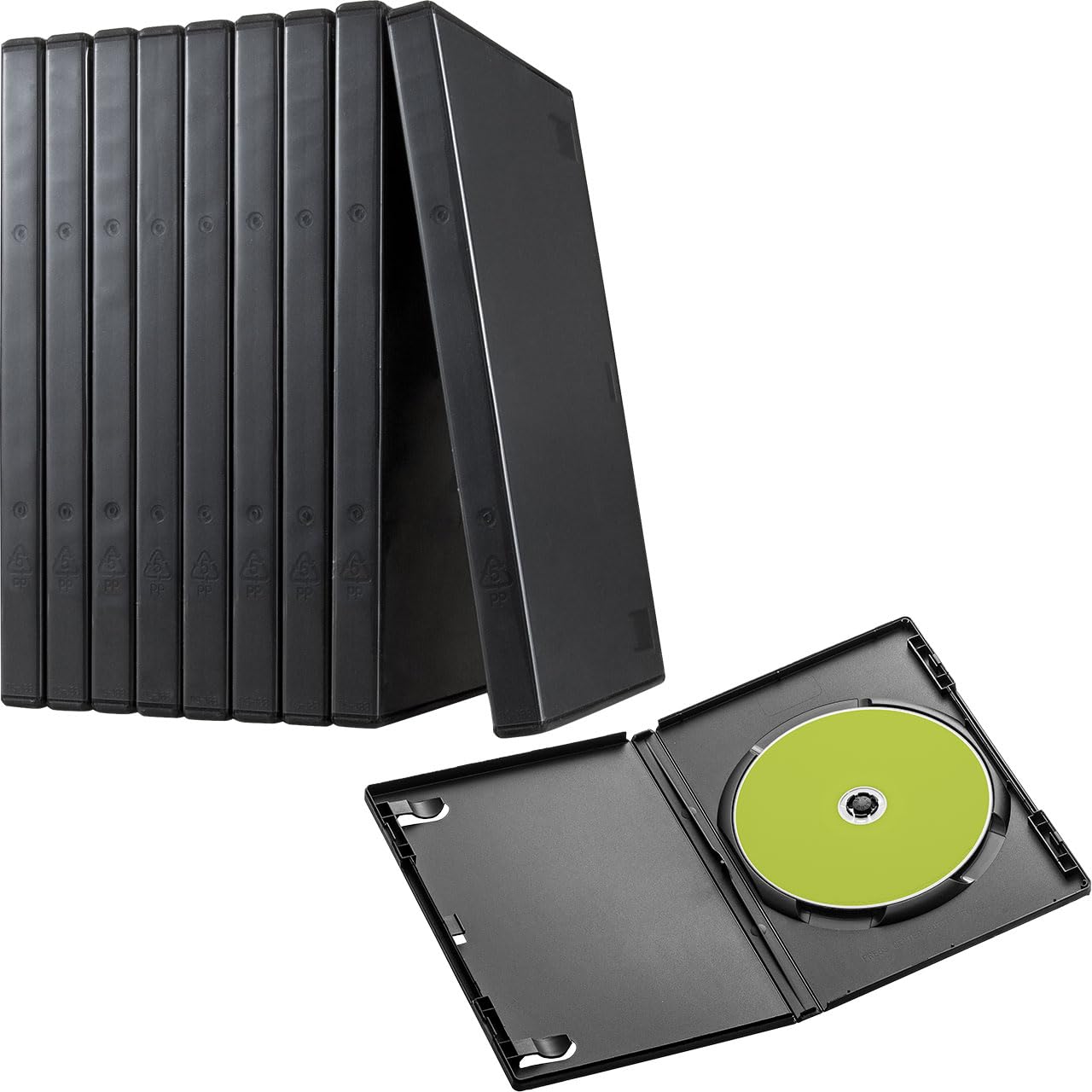 Amazon.co.jp: サンワダイレクト DVDケース 1枚収納 DVDトールケース