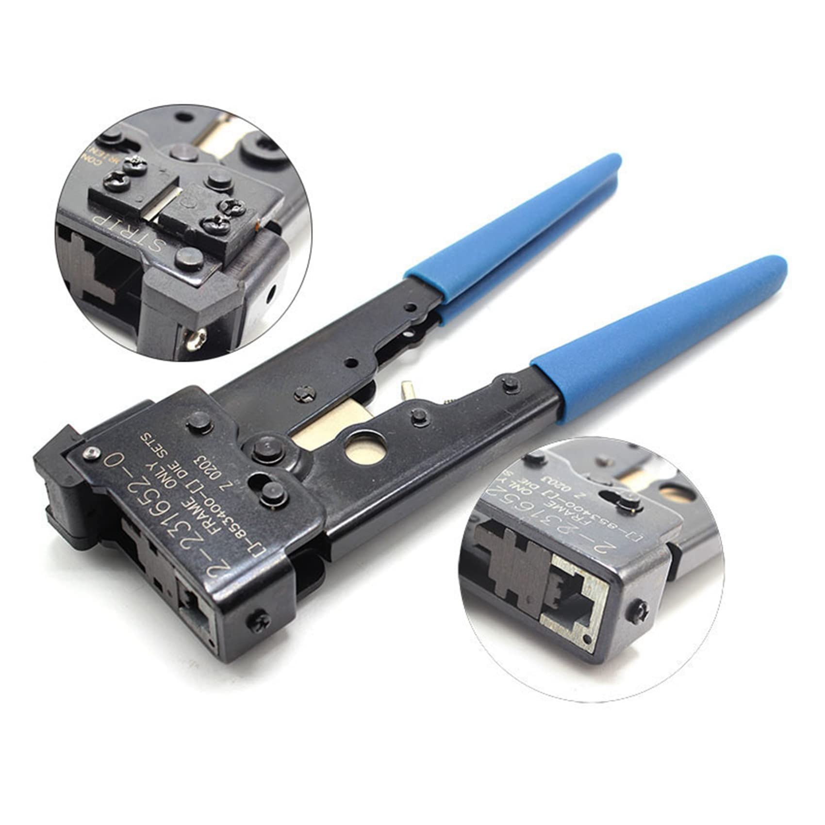 TORR 4X do kabla sieciowego RJ45 8P8C 8P LAN Ethernet kabel do zaciskarki narzędzie do zaciskania