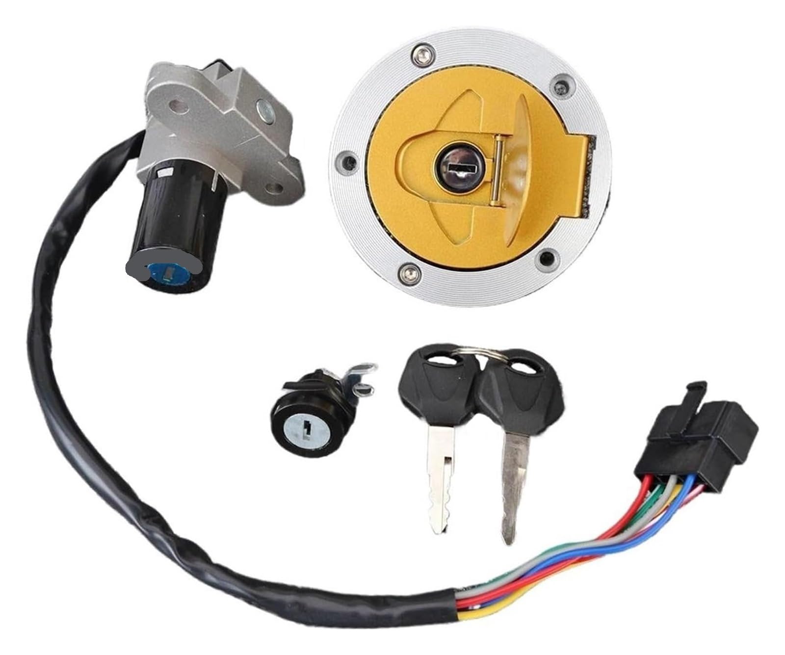 Cerradura De Encendido para Ducati para 916ST4 1994-2000 para 916SP 1994-1996 para 748SP 1995-1997 1996 Interruptor Arranque Encendido Motocicleta Juego Llaves Accesorios