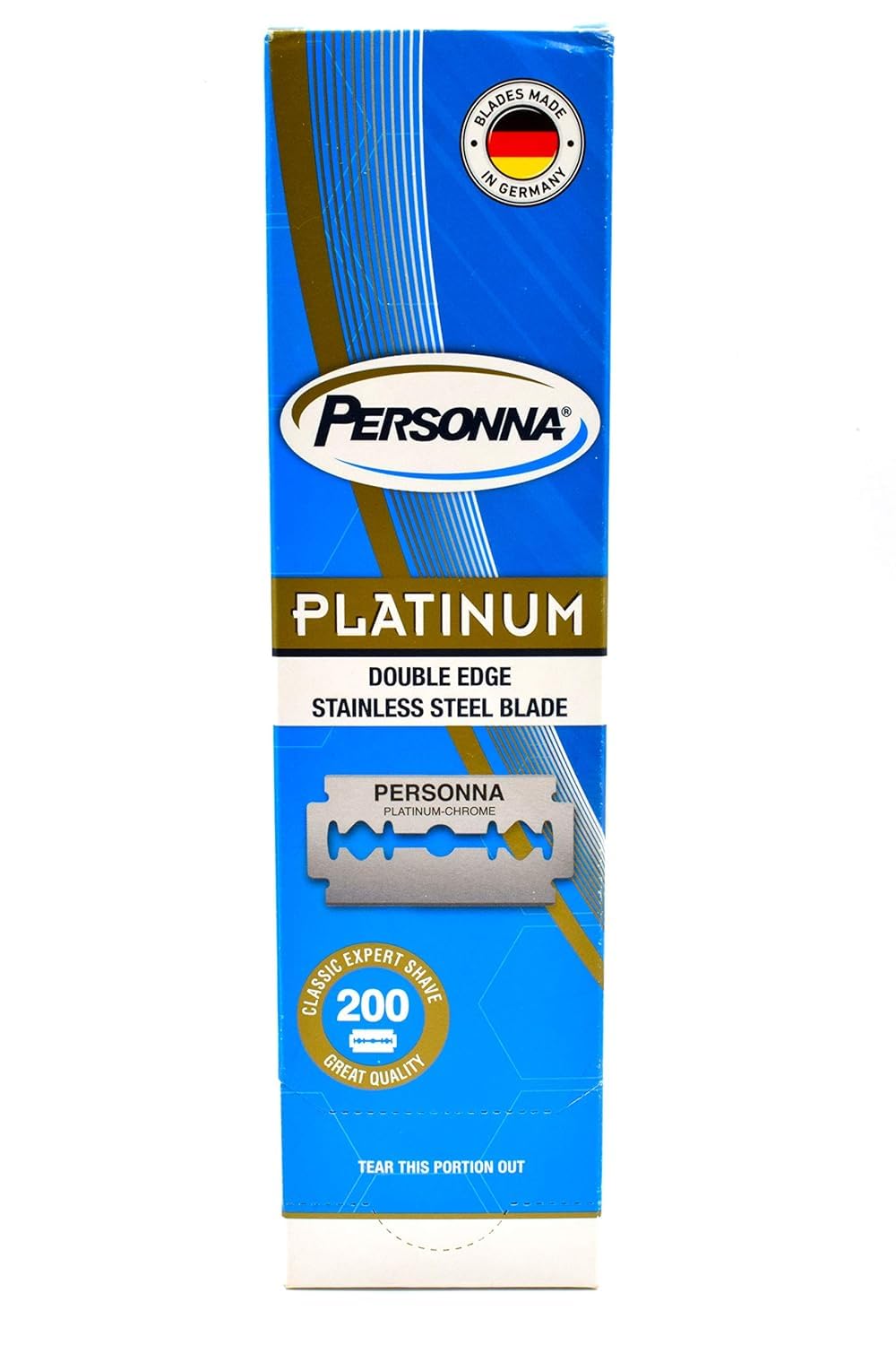 200 Personna Platinum Rasierklingen, doppelseitig