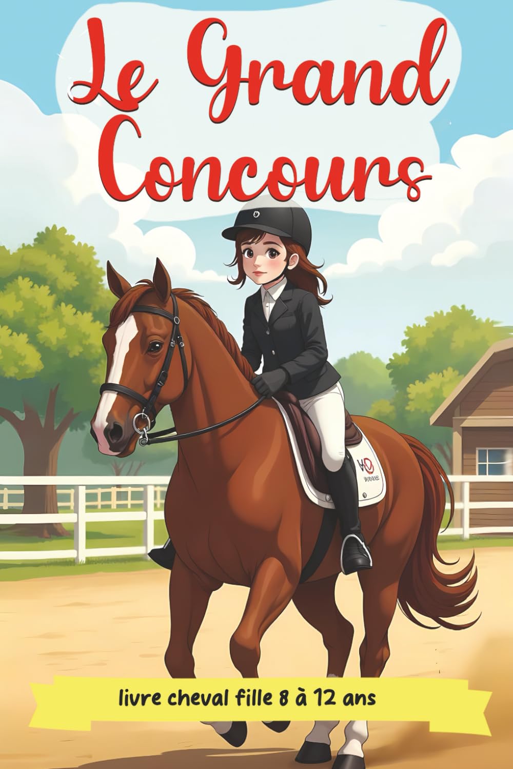 Le Grand Concours - livre cheval fille de 8 à 12 ans: Une Histoire d'Aventure et d'Amitié au Cœur d'un Centre Équestre | Un roman jeunesse sur la ...