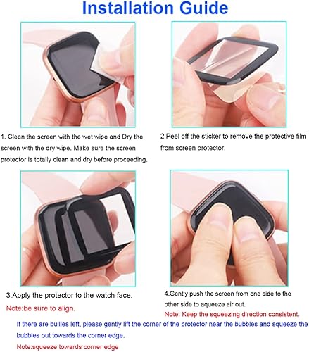 Miniatura 2 de YiiLoxo 3 piezas Protector de pantalla de borde curvado 3D compatible con Amazfit Band 5 Smart Watch suave HD transparente TPU película protectora