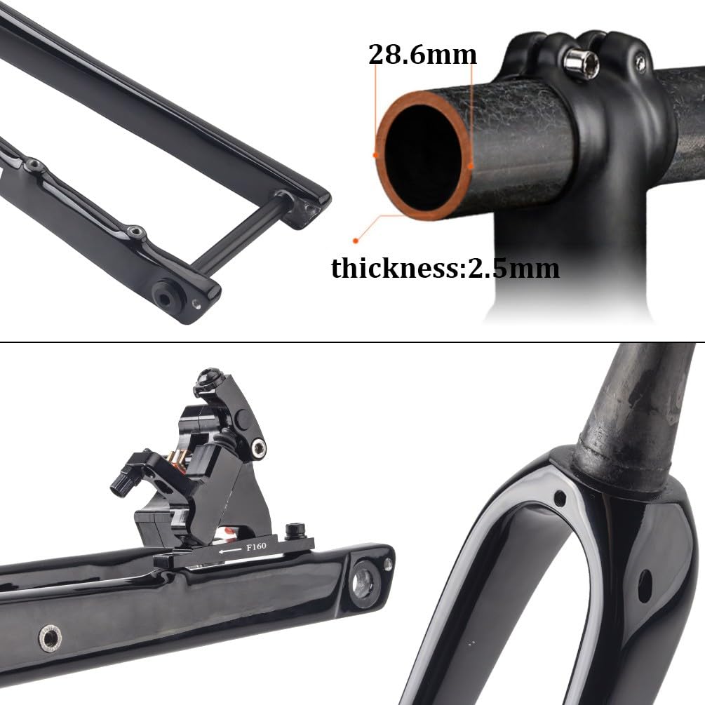 Lowrider Bike 24 Beach Cruisers Steel Fork 1 Inch Threaded Black.