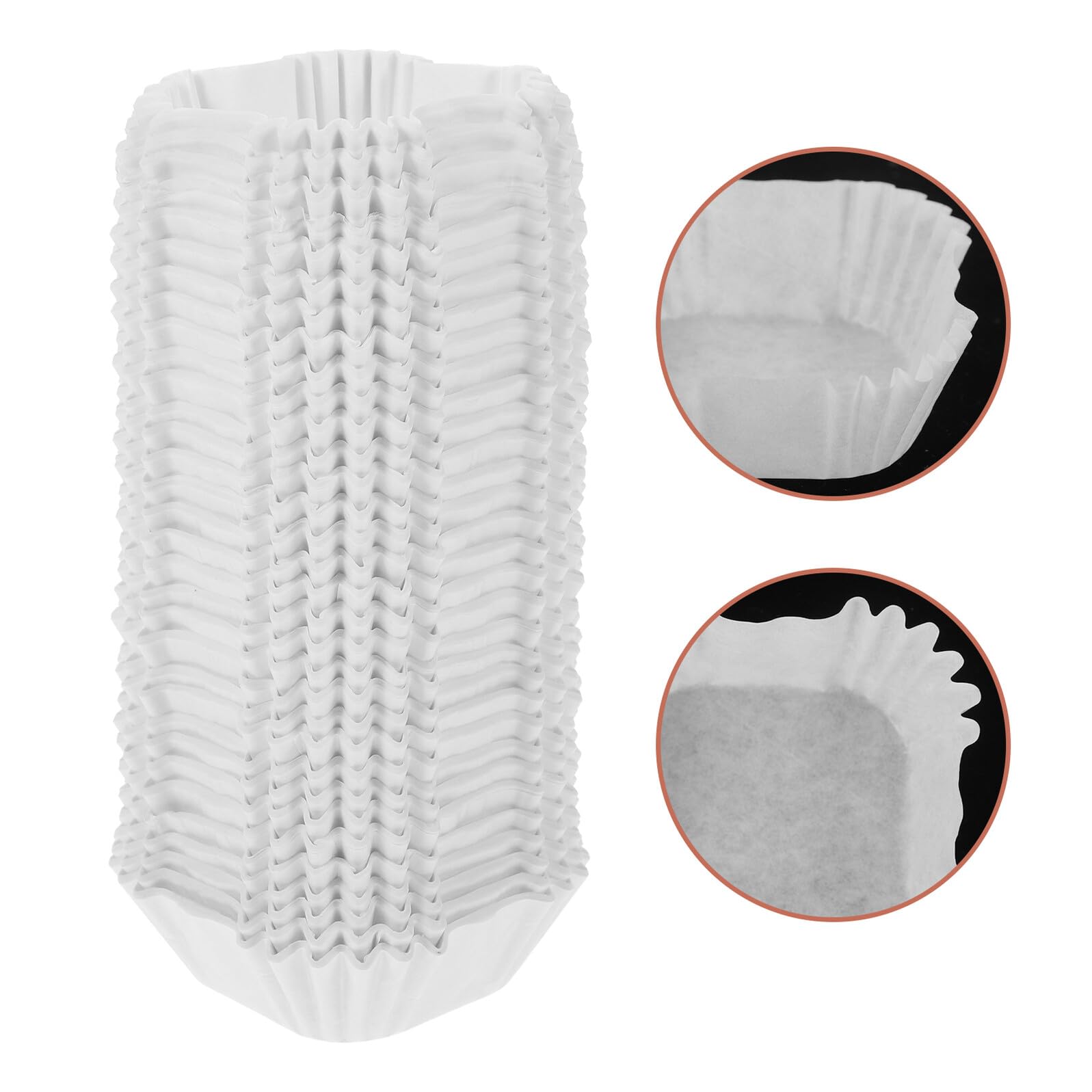NOLITOY 3000 Cápsulas de Papel para Muffins Cuadradas Moldes para Mini Cupcakes Resistentes a Altas Temperaturas Desmolde Antiadherente para Repostería Casera y Profesional