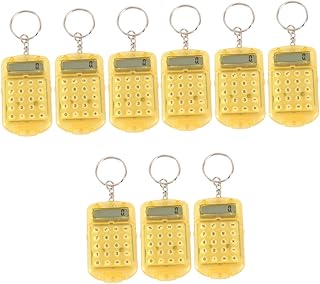 MAGICLULU Calculadora Minúscula 9 Pçs Chaveiros Para Porta-Chaves Para Bolsa Chaveiros Para Calculadora Chaveiro Minúsculo Chaveiro Calculadora Calculadora Eletrônica Portátil Chaveiro Mini