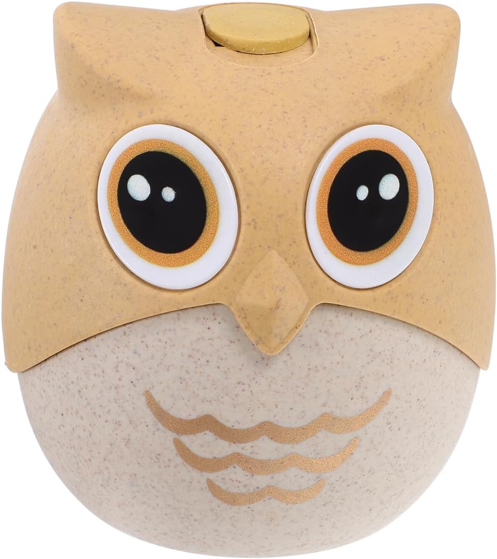 Ciieeo Owl Toothpick Holder Cartoon Shape Toothpick Dispenser Decorative Kitchen Accessory 3.26 X 3.07 X 1.96 Inches Household Box