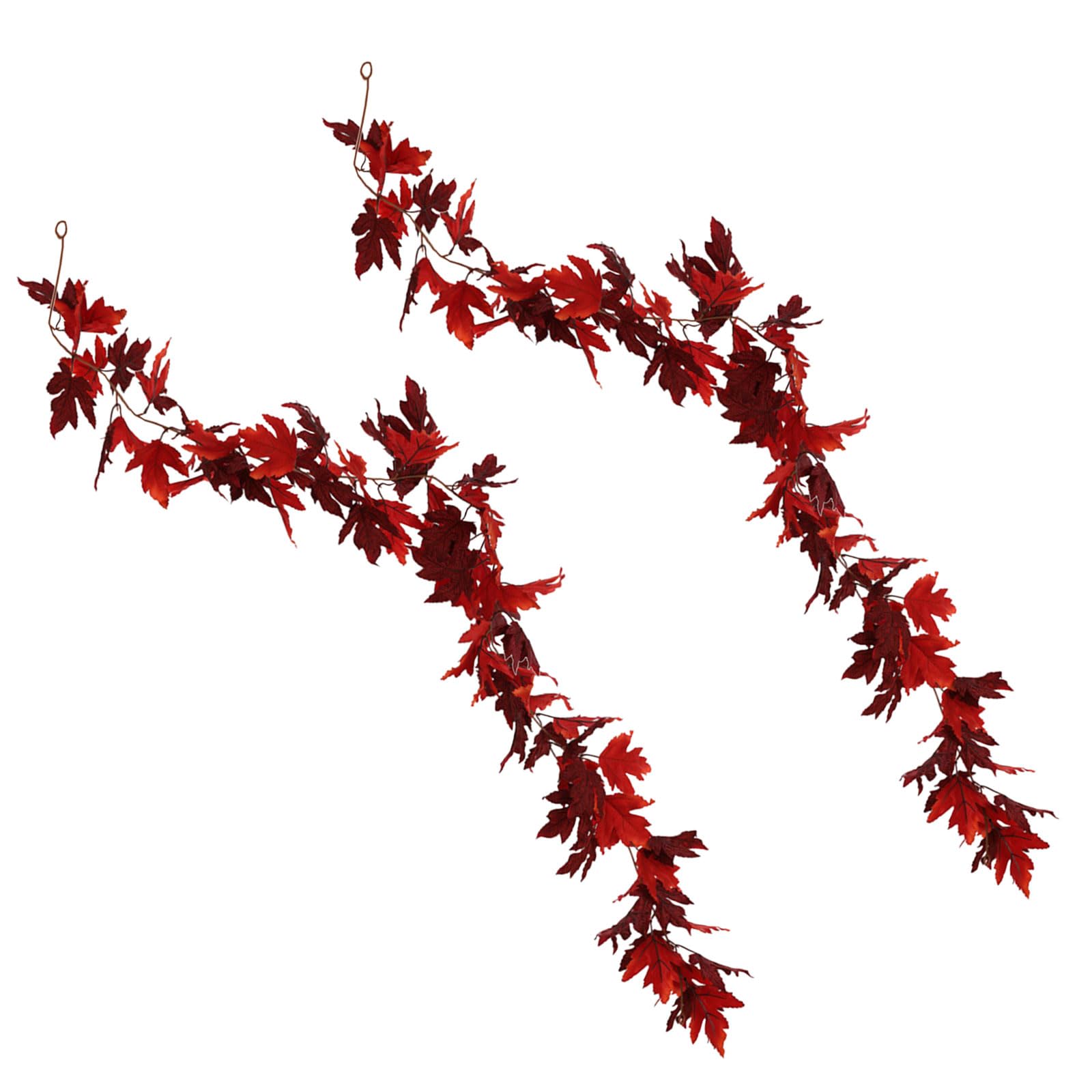 DRTLPMB 2pcs Artificial Maple Leaves Autumn Decorations, Autumn Decorations, Autumns Decor, Fall Harvest Decoration