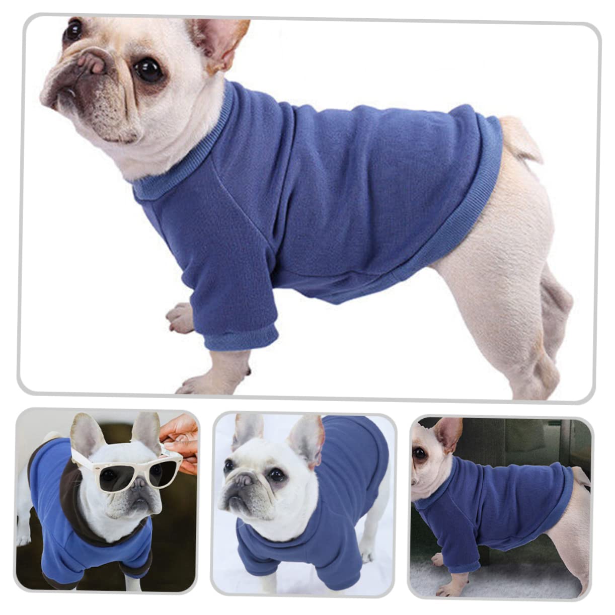 Sosoport 4stücke Winter Hundepullover Für Kleine Bis Mittelgroße Hunde Wasserabweisend Und Warm Modisches Haustier-Outfit Für Kalte Tage Für Ausflüge Und Fotos