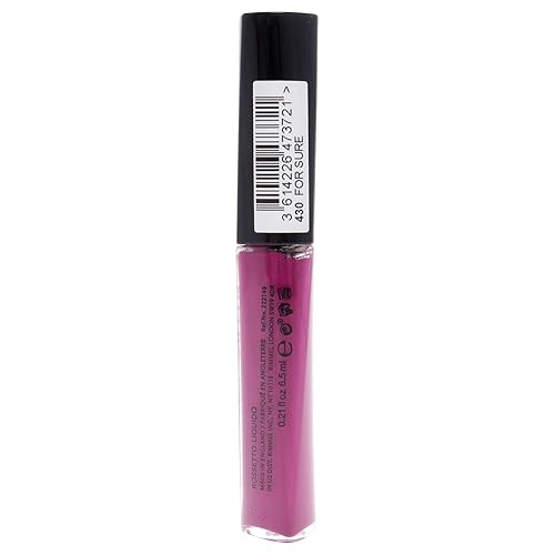 Miniatura 10 de Rimmel London Stay Satin Liquid Lip Color - Lápiz labial Glam Rock para mujer, 0.21 oz