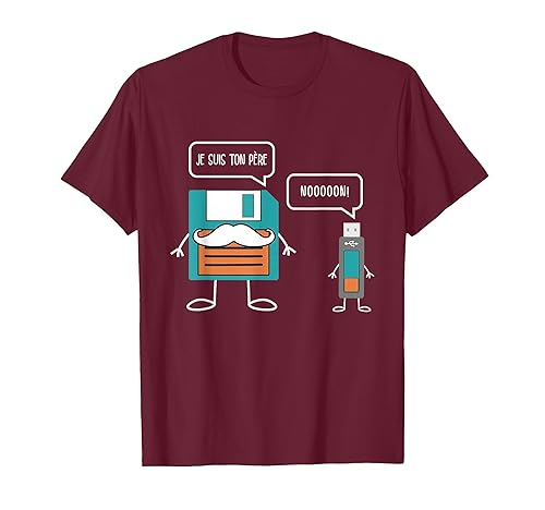Cadeau Original Geek Noël Humour Drôle Technologie Nerds T-Shirt
