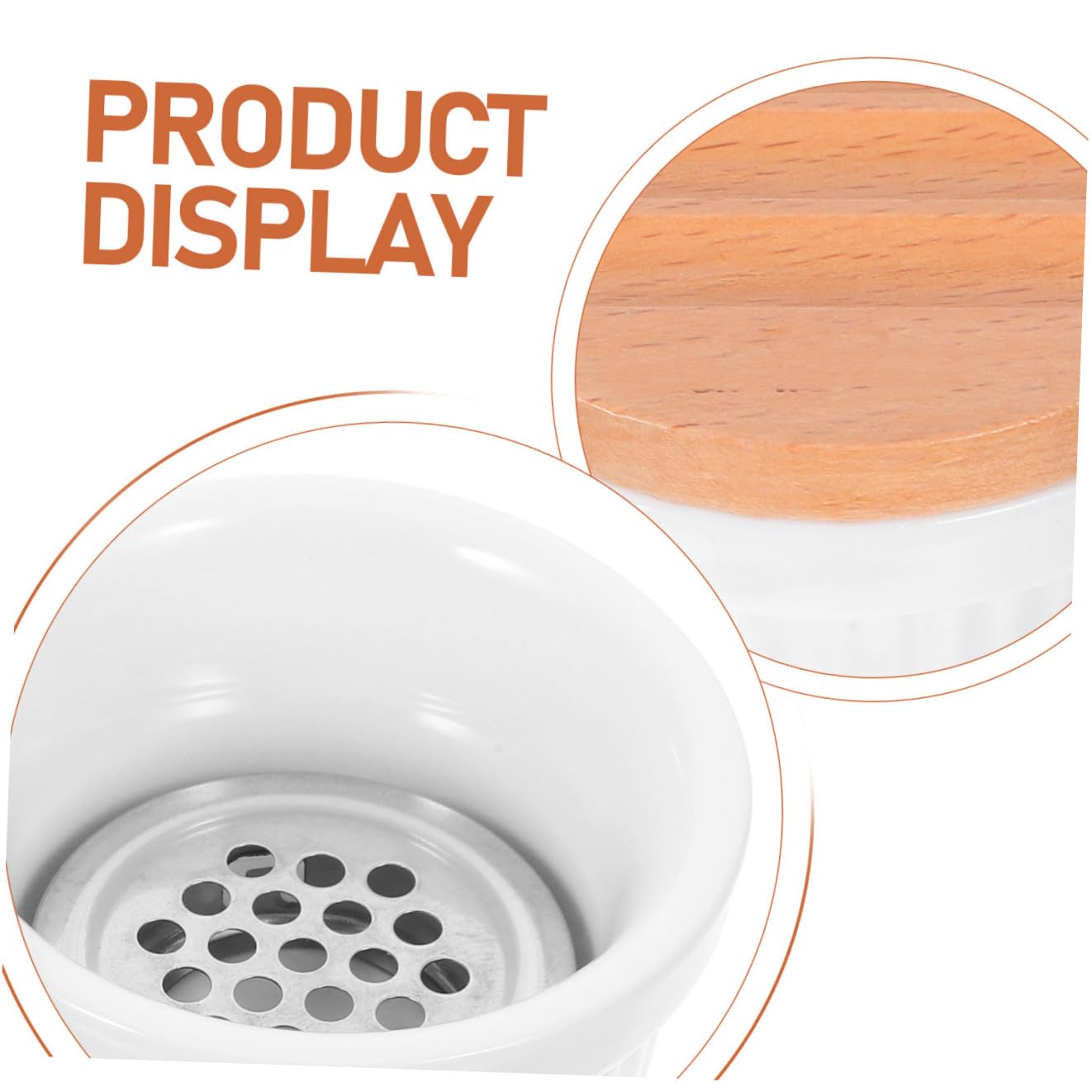 Multi-function Nail Cleaning Cup Ceramic Brush Rinser with Strainer for Efficient Nail Art Brush Maintenance Compact Manicure Tool for Salon Use