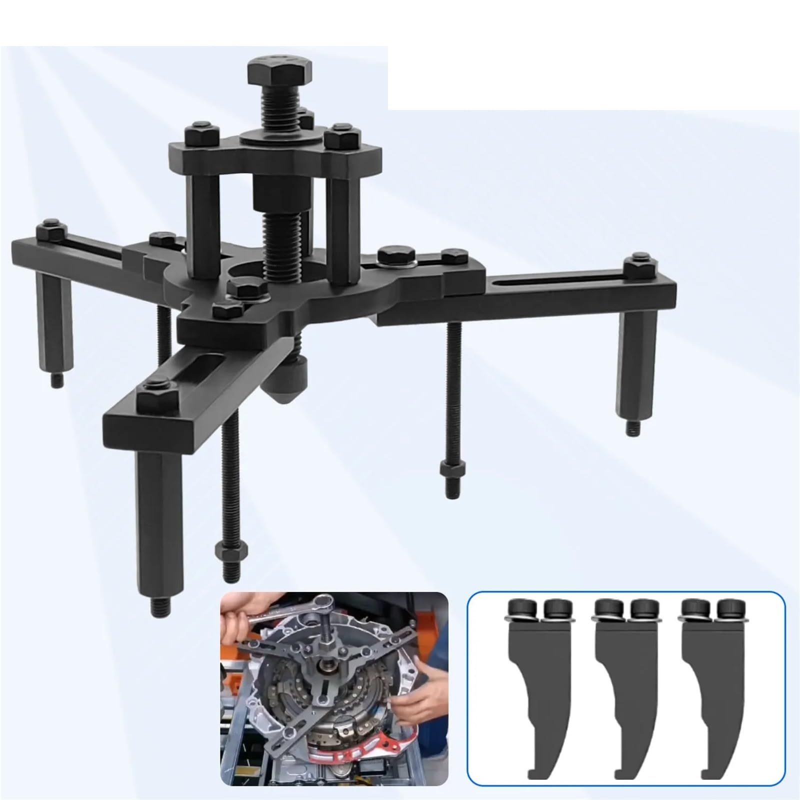 Kit centraggio Frizione Compatibile con Chevy Strumento Calibrazione Frizione per Auto 25 Pezzi Kit Installazione Rimozione Doppia Trasmissione Secco Volano Correttore Pilota